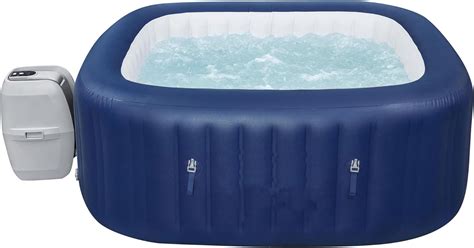 Coleman Saluspa Hawaii X Person Outdoor Portable Inflatable Square Hot Tub Spa