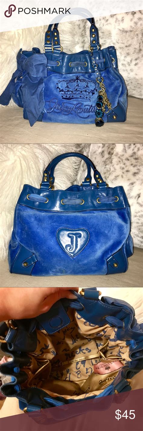 Sold 💎juicy Couture Luxe Velvet Handbag💎 Handbag Juicy Couture