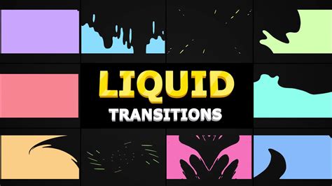 Smooth Liquid Transitions After Effects Videohive 25428643 Download