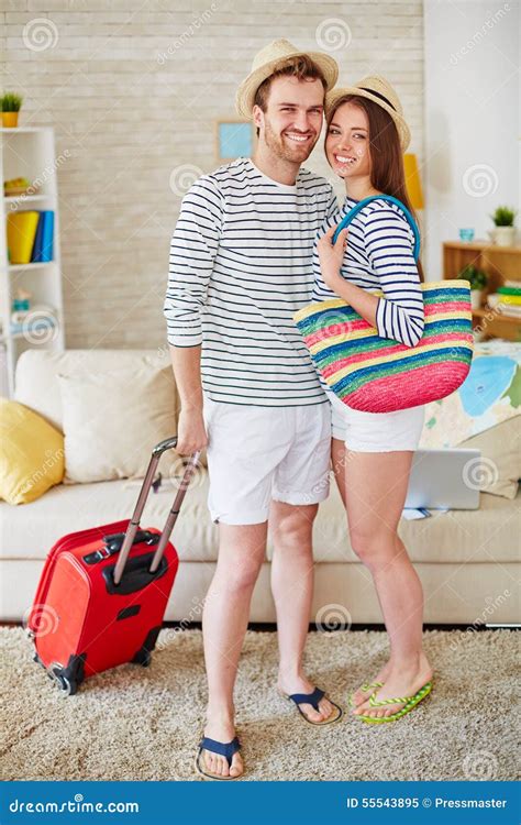 Travelers In Hats Stock Image Image Of Journey Leisure 55543895