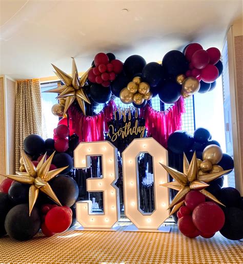 Marquee Numbers 50th Birthday Balloons Birthday Balloon Decorations