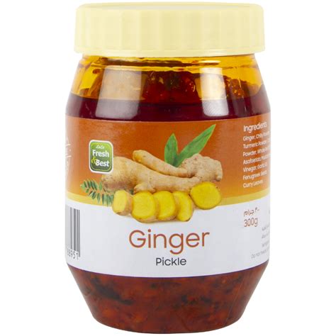 Lulu Fresh Ginger Pickle 300g Online At Best Price Pickles And Jams Lulu Uae Price In Uae