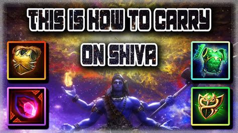 USE THIS OP SIX BLOCK STACKS SHIVA BUILD TO STOMP GAMES Smite Shiva Solo S GM Ranked YouTube