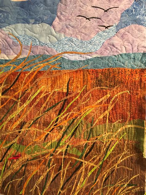 Pin By Carol On Appliqued Landscape Quilting Landscape Quilts