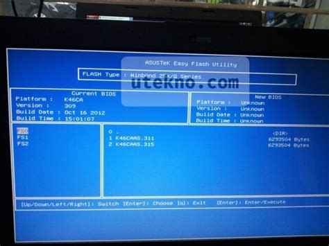 Cara Update Bios Laptop Asus • Utekno