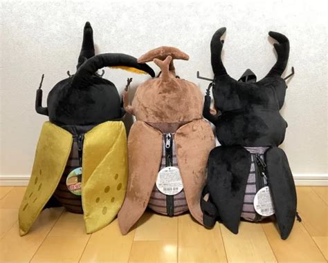 Insect Backpack Beetle Hercules Beetle Giant Stag Beetle Plush Backpack Set Of 3 11999 Picclick