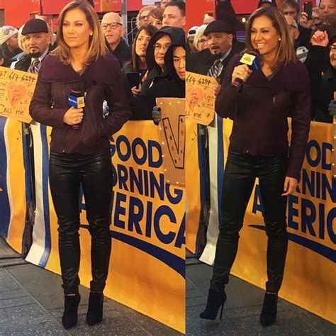 Pin By Rose Paul On Fashion Fashion Ginger Zee Faux Leather Pants