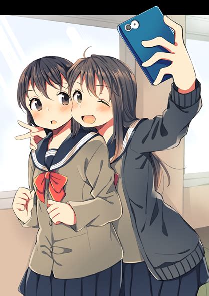 Selfie Girl Anime Anime Girl Photo