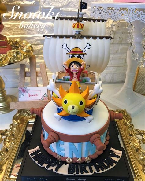 One Piece Cake Design One Piece Anime Cake Birthday Cake