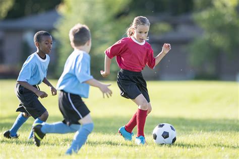 Kicking A Ball Up The Field The Youth Soccer Experience