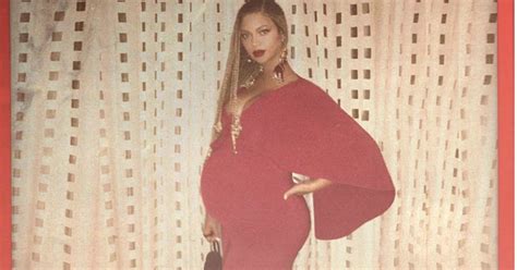 Beyoncé Shows Off Her Baby Bump In Gorgeous Red Dress Netmums