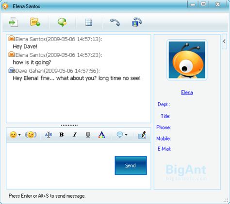 Bigant Messenger Untuk Windows Unduh
