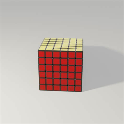 Rubiks Cube 6x6 3d Model Cgtrader