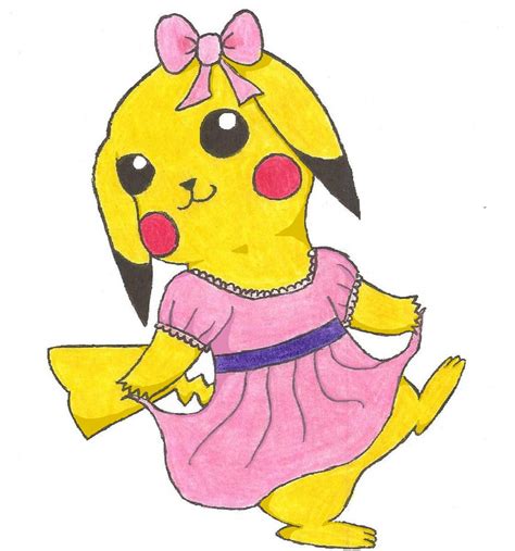 Girl Pikachu By Firedragon47 On Deviantart