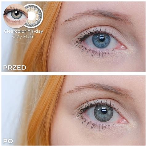 Clearlab Clearcolor Day One Day Gray Contact Lenses Pcs Makeup Uk
