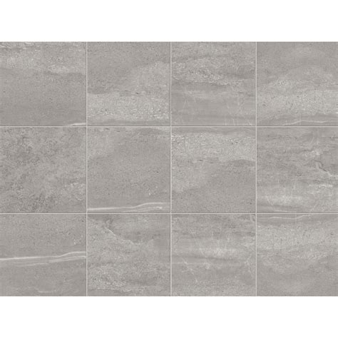 Tiling can be a big project and investment, especially if you plan to tile an entire room like a kitchen or living area. Style Selections Skyros 8-Pack Gray 18-in x 18-in Glazed Porcelain Tile Lowes.com in 2021 ...