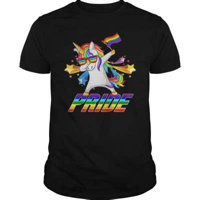 Dabbing Unicorn Lgbt Gay Pride T Shirt Orderquilt Com