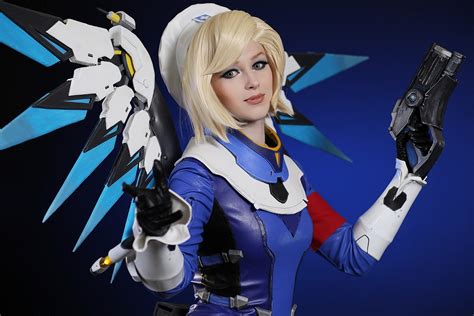 Download Mercy Overwatch Overwatch Woman Cosplay Hd Wallpaper By Lady
