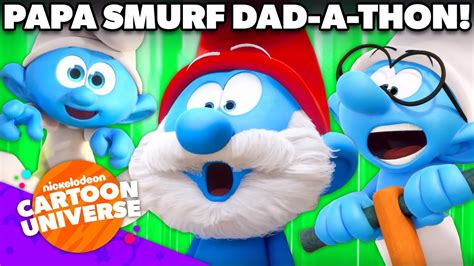14 Minutes Of Papa Smurf Being A Dad 💙 The Smurfs Nickelodeon