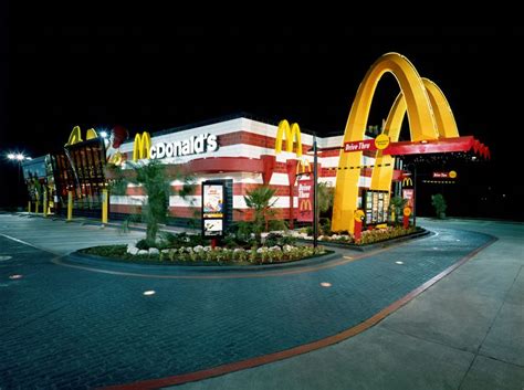 Exterior Shot Of A Mcdonalds In Dallas Texas Shaped Like A Happy Meal