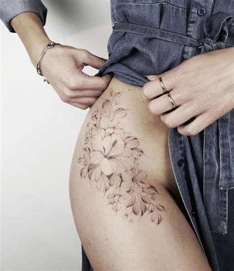 Floral Hip In Petite Tattoos Hip Tattoo Designs Hand And