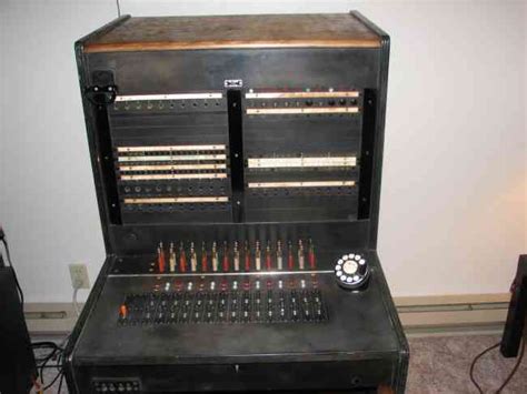 The switchboard is made of buttons that you click. My new switchboard