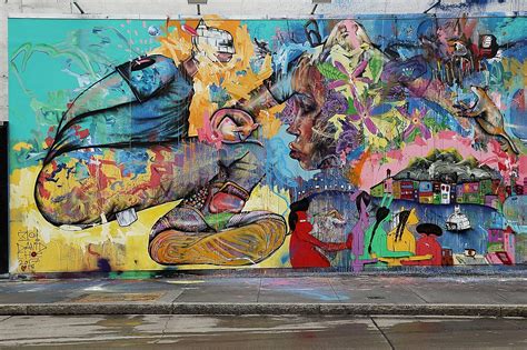 New Mural By David Choe On The Iconic Houston Bowery Graffiti Wall New