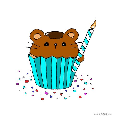 Hamster Cupcake By Yoshi2000man Redbubble