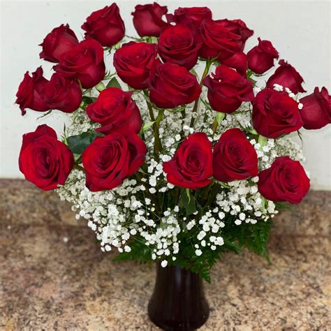 Two Dozen Red Roses Mitchells Florist Orlando