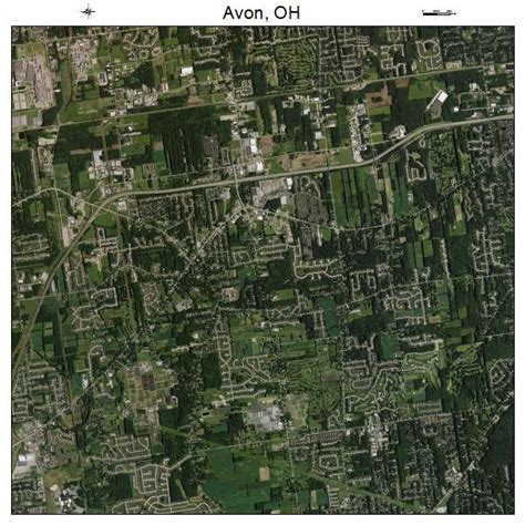 Aerial Photography Map Of Avon Oh Ohio