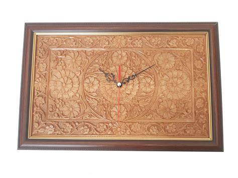 Wood Carving Clock Buy Monabat Kari Clock From
