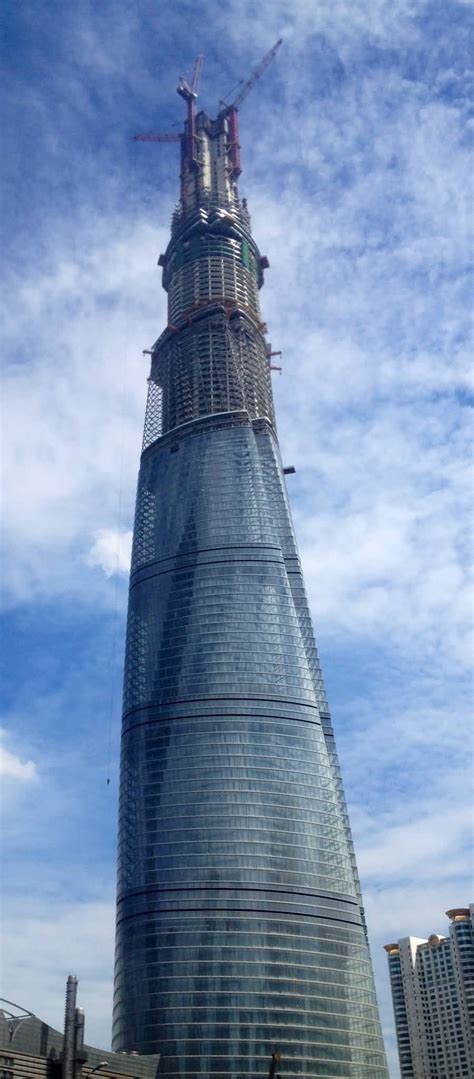 The Shanghai Tower Under Construction