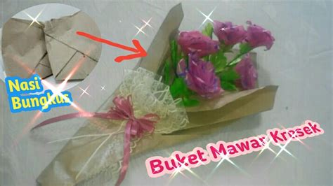 Berikut resep cara membuat lontong balap khas surabaya. Cara Membuat Buket Mawar Plastik Kresek dari Kertas Bungkus Nasi - Plastic Carry Bag Rose ...