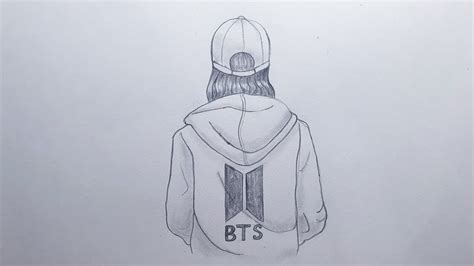 How To Draw An Army Bts Fangirl Youtube