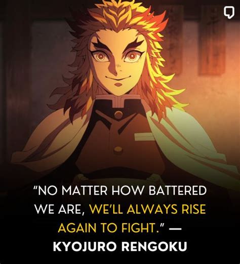 27 Kyojuro Rengoku Quotes From Demon Slayer Manga Series