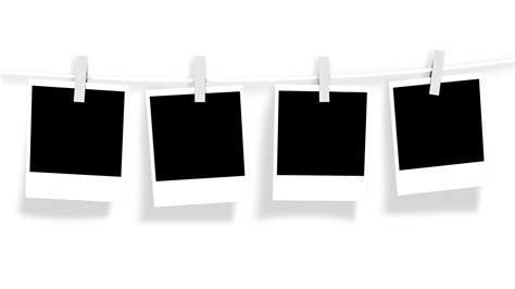 Polaroid Frame Hanging Png Png Image Collection