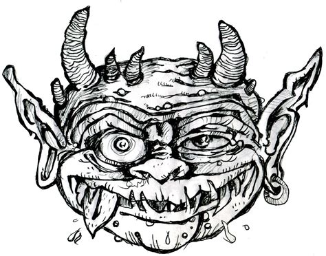 Demon Pencil Drawing Free Download On Clipartmag