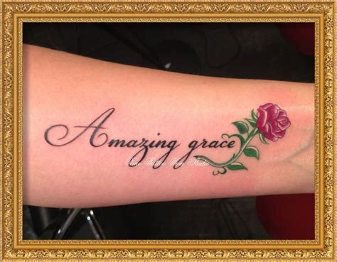 Amazing Grace Tattoo Designs Symbol
