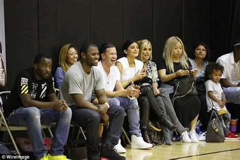 Kylie Jenner And Tyga Attend Celebrity Basketball