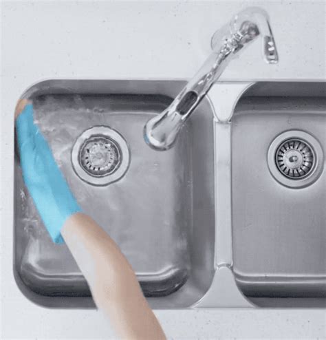 Scrub And Sanitize Your Sink At Least Once A Week Because Its One Of The Most Germ Ridden Spots