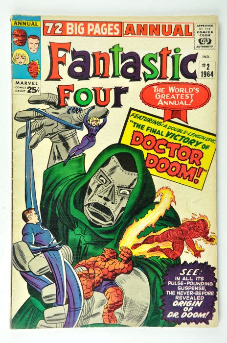 Fantastic Four Vol1 1961 Annual 2 Vgfi Iamf Catawiki