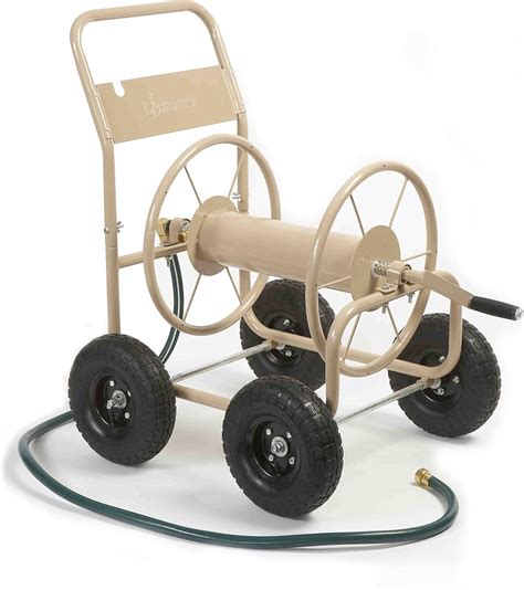 Liberty Garden 870 M1 2 Industrial 4 Wheel Garden Hose Reel Cart Holds