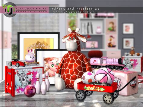 Aura Kids Decor And Toys By Nynaevedesign At Tsr Sims 4 Updates