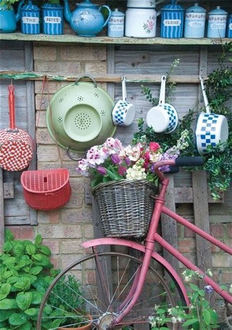Decorative metal bike stand, iron bike retro bicycle rustic flower pot plant stand holder inside garden, bicycle home garden decor crochetdecorfdim 5 out of 5 stars (415) sale price $4.45 $ 4.45 $ 4.95 original price $4.95 (10% off. 17 Super ideas for garden decorations made from old bicycles | My desired home