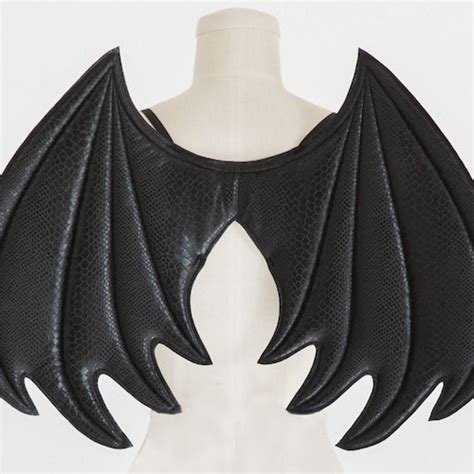 Black Dragon Wings Costume Wings Demon Wings Dress Up Wings Halloween Costume Succubus