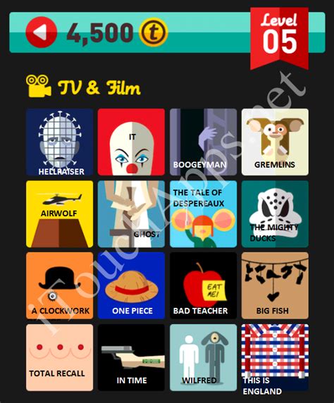 Icon Pop Quiz Game Tv And Film Quiz Level 5 Part 3 Answers Solutions