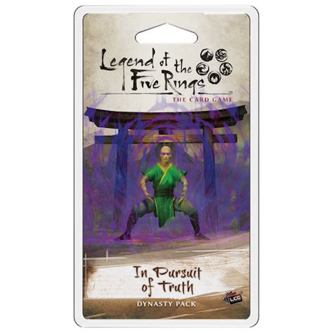Legend Of The Five Rings Lcg In Pursuit Of Truth Dynasty