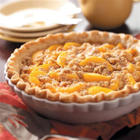 Moms Peach Pie Recipe Taste Of Home