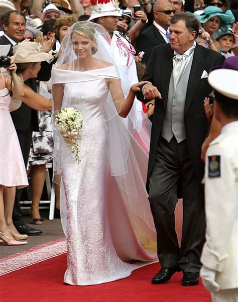 Princess Charlenes Wedding Dress The Latest Glitterati From Monaco The Rich Times