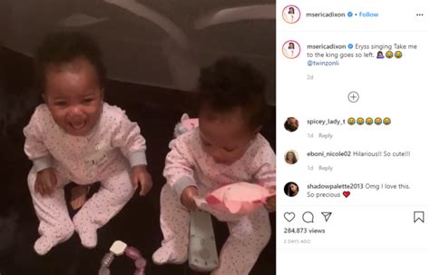 Double Trouble Erica Dixon Leaves Fans Tickled With Video Of Twin